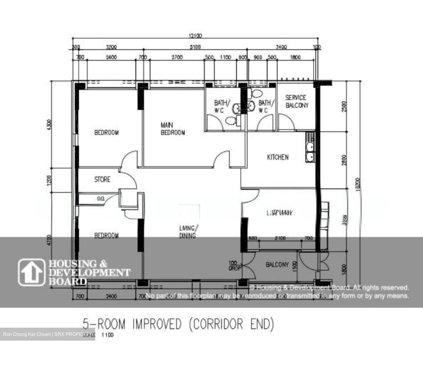 Blk 135 Jalan Bukit Merah (Bukit Merah), HDB 5 Rooms #622101681